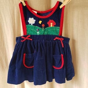 Girl's corduroy jumper